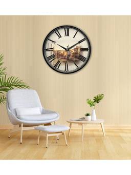 Olive Tree - Nature Plastic Wall Clock - Beige
