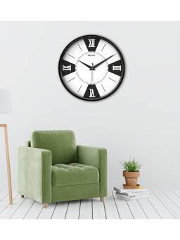 Olive Tree - Solid/Plain Plastic Wall Clock - White