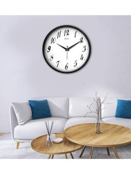 Olive Tree - Solid/Plain Plastic Wall Clock - White