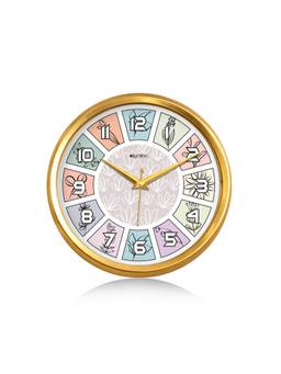 Olive Tree - Floral Plastic Wall Clock - Multi-Color