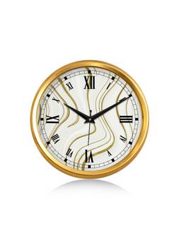 Olive Tree - Abstract Plastic Wall Clock - Gold