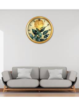 Olive Tree - Nature Plastic Wall Clock - Multi-Color