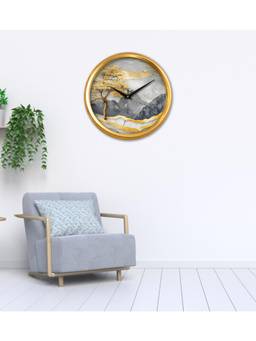 Olive Tree - Nature Plastic Wall Clock - Multi-Color