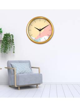 Olive Tree - Abstract Plastic Wall Clock - Multi-Color