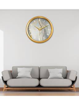 Olive Tree - Abstract Plastic Wall Clock - Grey