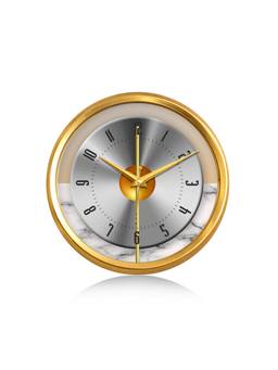 Olive Tree - Solid/Plain Plastic Wall Clock - Silver