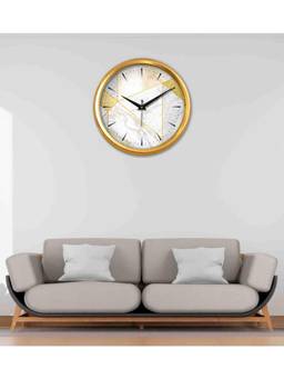 Olive Tree - Geometric Plastic Wall Clock - White