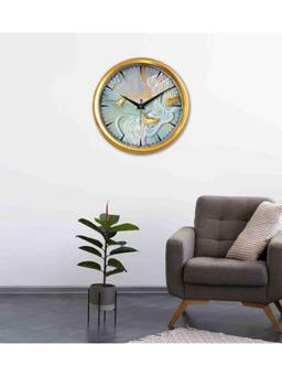 Olive Tree - Abstract Plastic Wall Clock - Multi-Color