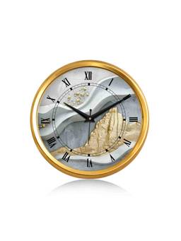 Olive Tree - Nature Plastic Wall Clock - Grey