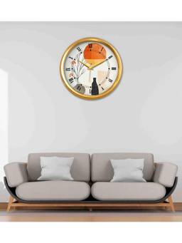 Olive Tree - Abstract Plastic Wall Clock - Multi-Color