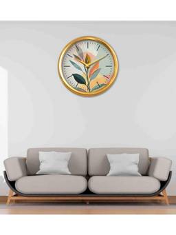 Olive Tree - Nature Plastic Wall Clock - Multi-Color