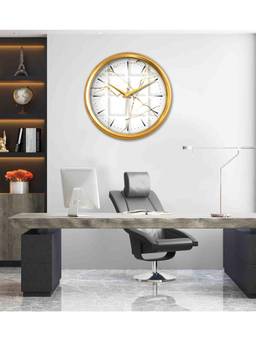 Olive Tree - Abstract Plastic Wall Clock - White