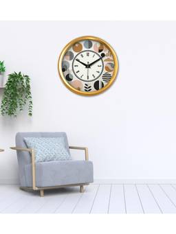 Olive Tree - Geometric Plastic Wall Clock - Multi-Color