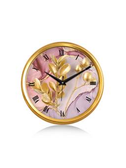 Olive Tree - Nature Plastic Wall Clock - Purple