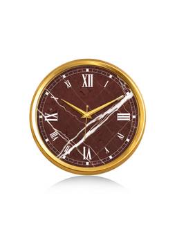 Olive Tree - Abstract Plastic Wall Clock - Brown