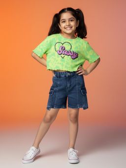 KiddoPanti - Girls T-Shirt and Shorts