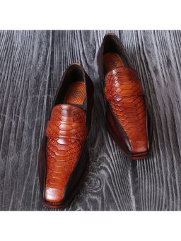 Mille Dollari - Bradwell Textured Exotic Slip-On Loafers