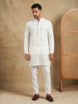 Jompers - Imported Japanese Embroidered Kurta with Pyjama