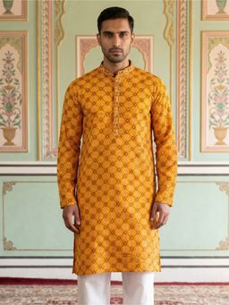Jompers - Viscose Rayon Embroidered Sequin Kurta