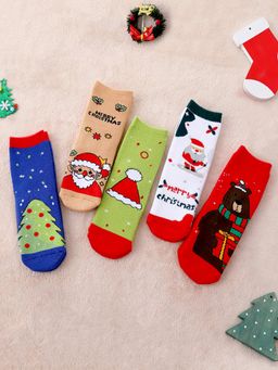 Little Surprise Box - Multi-Color Printed Unisex Socks (Pack of 5)