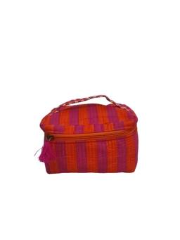 House of Gulab - Multi-Colour Handcrafted Quilted Makeup Organizer Bag