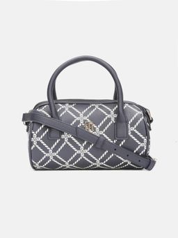 Tommy Hilfiger - Printed Blue Polyurethane Sling Bag