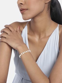 Peora - Pearl Beaded Adjustable Bracelet for Women