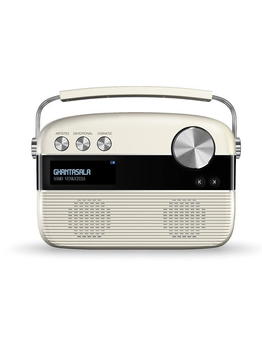 Saregama Carvaan Telugu - Porcelain White