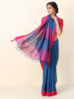 Fabindia - Cotton Kuppadam Woven Sari