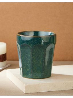 Fabindia - Teal Ceramic Casted Tarinika Tumbler