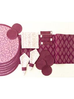 ADYA - Round Viva Magenta Table Mat Set