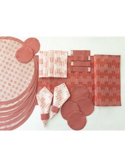 ADYA - Round Rust Table Mat Set