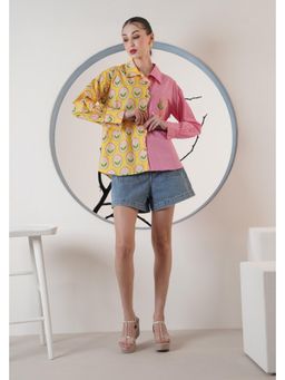 SURABHI ARYA - Multi-coloured Cotton Full Sleeves Shirt