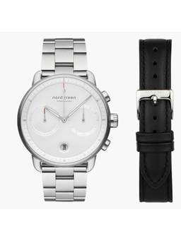 Nordgreen - Pioneer Gift Set- White Dial - 3-Link-42mm - Silver-PI42SI3LSIXXLEBL