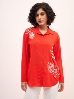 SALT Attire - Artisanal Embroidered Button Down Shirt