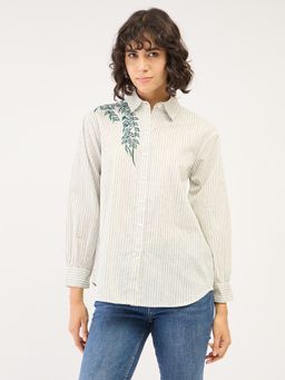 SALT Attire - Dewkist Striped Button Down Shirt