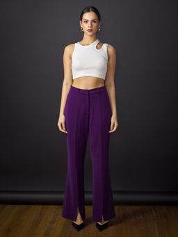 SALT Attire - Gabrielle Front Slit Trousers