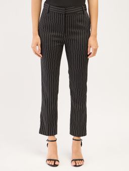 SALT Attire - Obsidian Striped High Rise Pants