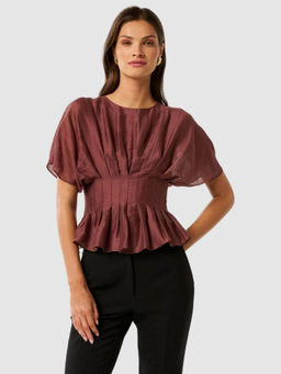 Forever New - Women Brown Solid Top