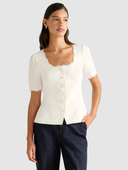 Forever New - Women White Solid Top