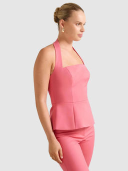 Forever New - Women Pink Solid Top