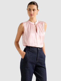 Forever New - Women Pink Solid Top