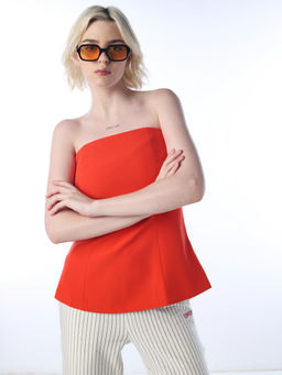 ONLY - Women Orange Solid Top