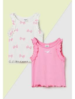 max - Girls Assorted Tops - Multi-Color (Pack of 2)