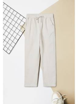 max - Boys Textured Relaxed Fit Trouser - Grey