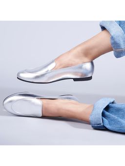 SKO - Olivia Silver Loafers
