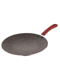 Bergner - Bellini Plus Press Aluminium Non Stick Concave Tawa, 28 cm, Red