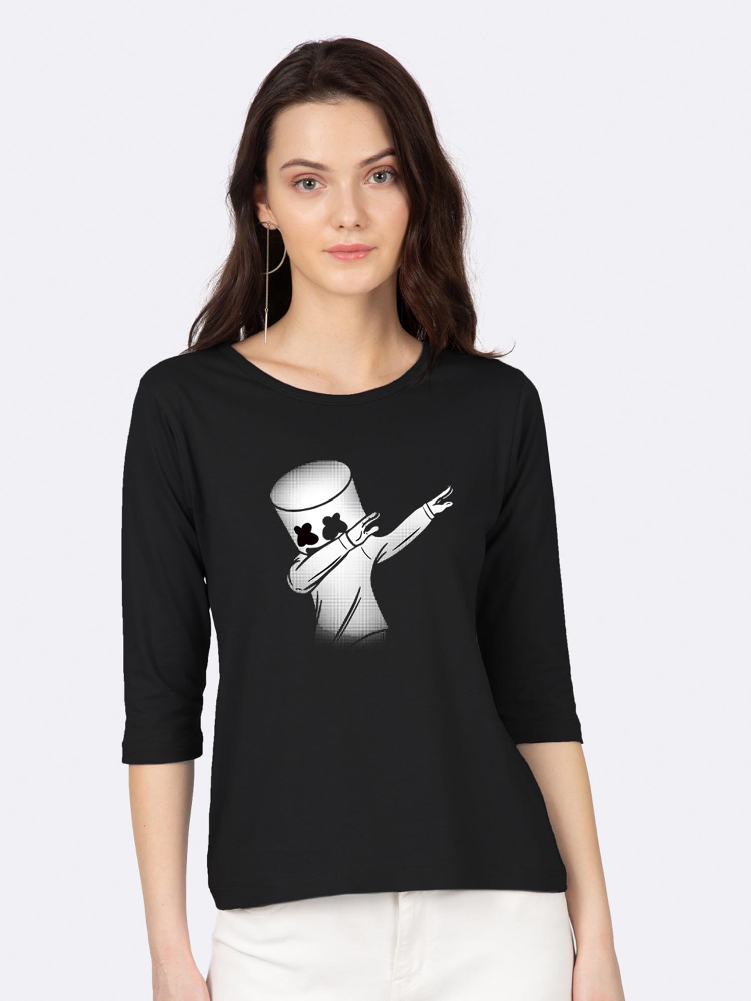 Buy Bewakoof Dab Marshmellow Round Neck 