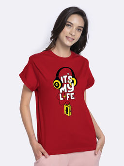 Bewakoof - It's My Life Boyfriend T-Shirts