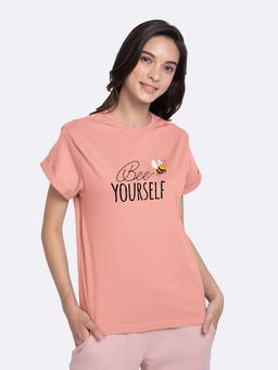 Bewakoof - Buzzing Bee Yourself Boyfriend T-Shirts